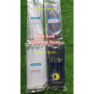 Dây rút Trắng 2T (20cm), Dây thít nhựa