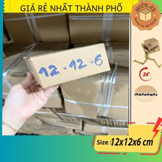 Hộp giấy P22 size 12x12x6 cm, thùng carton gói hàng Everest