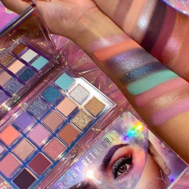 Bảng Phấn Mắt Huda Beauty Mercury Retrograde 18 Ô Màu Oder Us Chính Hãng Cao Cấp
