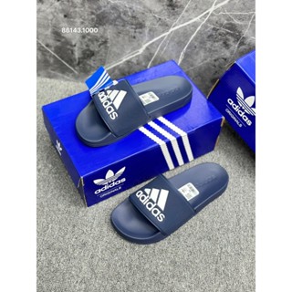 Dép nam adidas Mẫu mới nhất Hot 2024, Dép quai ngang nam Form dáng thể thao, chống nước chống hôi chân
