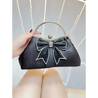  Túi xách nơ đi tiệc phong cách tiểu thư nhẹ nhàng nữ tính nhập khẩu loại 1  fullbox  