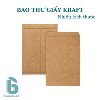 Bao thư giấy kraft a3, a4, a5, a6, mini, bao thư vintage, bao hồ sơ, bao thư, bao thư nắp ngang,