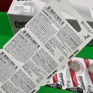 2 Pin CR2032 Energizer 3V.