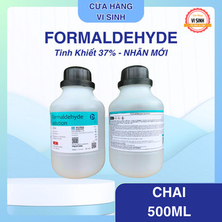 Formalin ⚡ formaldehyde ⚡ phóc môn tinh khiết 37% ⚡ chai 500ml