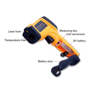 Máy bắn nhiệt độ từ xa BENETECH GM900, đo nhiệt độ bề mặt không tiếp xúc, độ chính xác cao