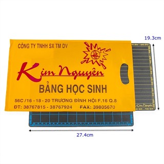[MUA SỈ GIẢM 10%] (Bộ 5 Cái) Bảng học sinh, bảng viết phấn Kim Nguyên (24.7x19.3)cm
