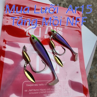 Lưỡi Câu Cá Lóc Cao Cấp AR15 THẾ GIỚI ĐỒ CÂU LURE 68 Lưỡi Câu Cá Lóc Mồi Mềm NFF Câu Lure Cá Lóc Chẽm