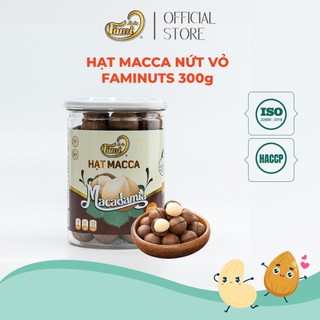 Hạt macca nhập khẩu Úc thực phẩm giàu dinh dưỡng Faminuts hũ 300 gr