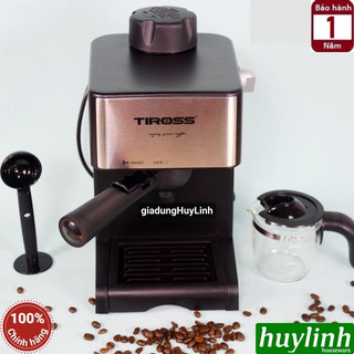 Máy pha cà phê Espresso Tiross TS621 - Max 4 bar - 800W
