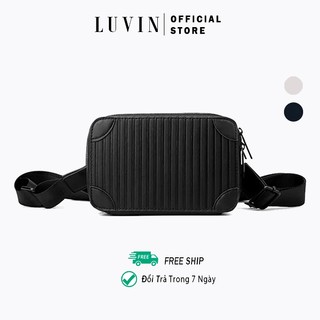 Túi Đeo Vai Da Nam Nữ LUVIN, Khóa Kim Loại Chắc Chắn, Thiết Kế Năng Động Trẻ Trung