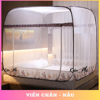 Mùng chụp tự bung có viền chân Kiều Phi - Màn chụp tự bung ngủ thông minh chống muỗi tuyệt đối