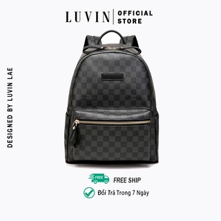 Balo Da Thời Trang LUVIN Cao Cấp, Phù Hợp Đi Du Lịch Hoặc Đi Học, Không Gian Balo Rộng Rãi