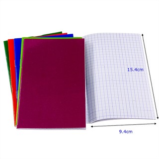 [MUA SỈ GIẢM 10%] Sổ viết cầm tay bìa màu dọc mỏng, (9.4x15.4)cm, 56 trang (1 cuốn)