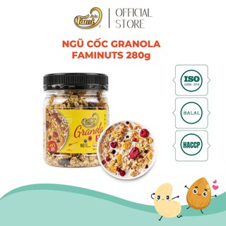 Hạt dinh dưỡng ngũ cốc ăn kiêng Granola Faminuts 280 gr