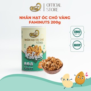 Nhân hạt óc chó vàng nhập khẩu Mỹ thực phẩm giàu dinh dưỡng Faminuts 200 gr