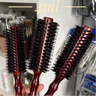 Lược tròn sấy tạo kiểu - cán gỗ phi 25