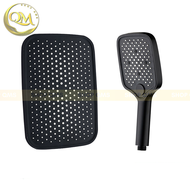 Bộ bát sen tắm đứng, Bộ bát sen tắm mặt to 30 x 21cm thay thế cho sen cây, bát sen vòi sen vuông nhự