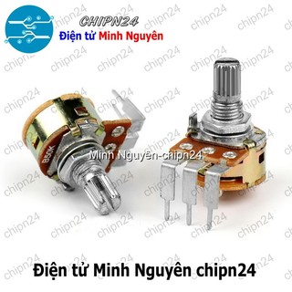 [2 CÁI] (F102) Biến trở Volume Đơn WH148 có Công tắc (5K/10K/20K/50K/100K/500K) - [Chọn Loại]