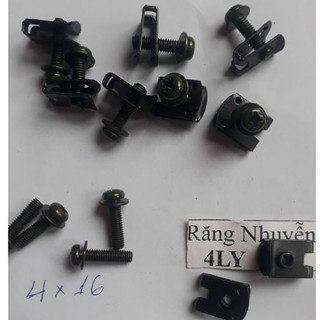 Ốc gáy xe 4 ×16 kèm pas kẹp...