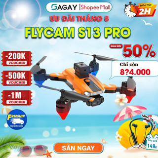 Flycam S13 pro camera HD, Flycam máy bay điều khiển từ xa mini, đèn led nhấp nháy, tránh vật cản GAGAY