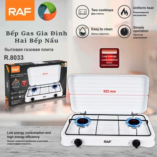 Bếp gas , Bếp gas đôi , Bếp ga điện RAF R8033 công nghệ Nhật Bản tiết kiệm gas C100