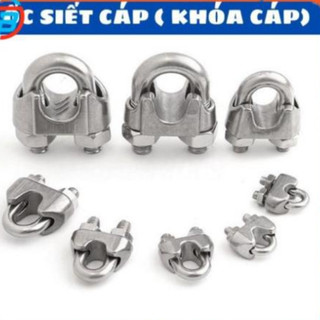 Ốc siết cáp inox 304 - khóa cáp - cóc kẹp cáp - size 2mm, 4mm, 5mm, 6mm, 8mm, 10mm