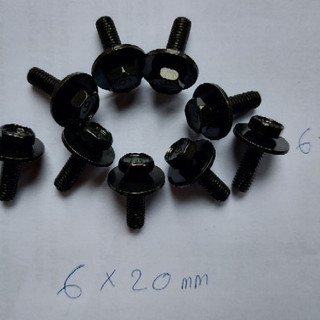 Ốc ren 6mm × 20mm zin nhà máy..