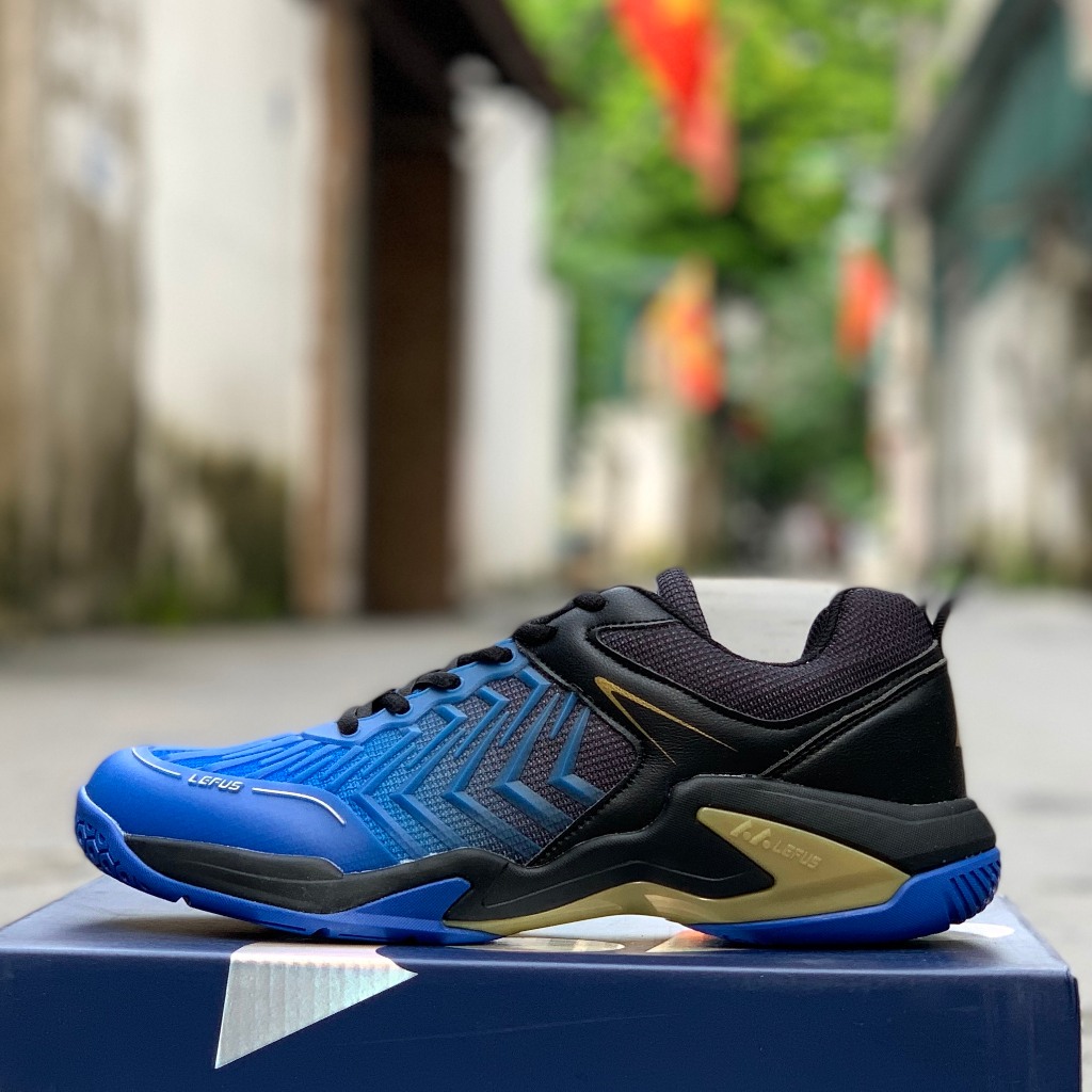 Giày cầu lông, bóng chuyền Lefus L029 Xanh đen