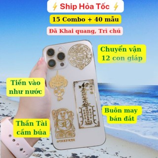 Miếng Dán Điện Thoại Phong Thủy Đẹp Lung Linh Phù Hợp Cho Anh Chị Bán Buôn