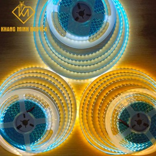 (Giá cả cuộn 10m) 120 Led/mét Đèn LED dây dán 24V 2835 - có keo - trắng - vàng - trung tính, trang trí tủ kệ nội thất