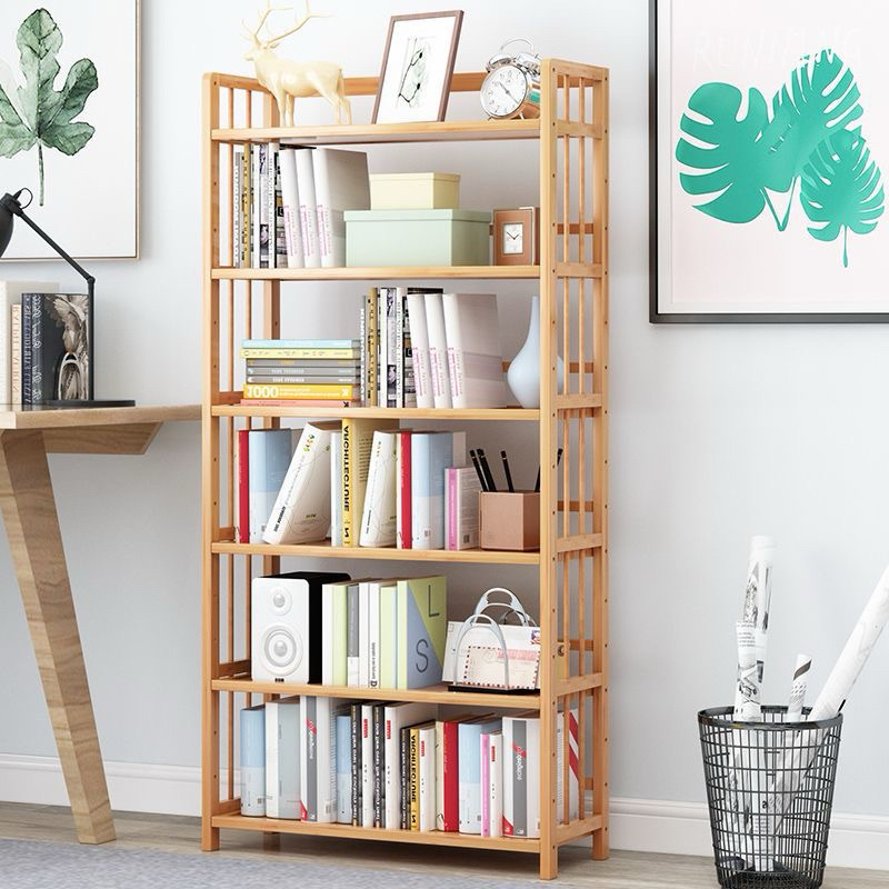 Kệ sách 4 5 tầng gỗ thông tự nhiên không mối mọt KT D60 x C150 x R28