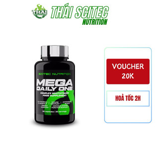 Vitamine tổng hợp MEGA DAILY ONE hộp 60 viên bổ sung 25 vitamin và khoáng chất thiết yếu | Scitec Nutrition