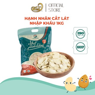 Hạnh nhân cắt lát faminuts bịch 1kg - nguyên liệu làm bánh, nấu sữa