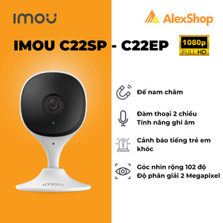 [2M] Camera Imou C22SP / C22EP Góc Rộng Siêu Rộng, Chân Đế Nam Châm, Quan Sát Thông Minh- Camera Trong Nhà