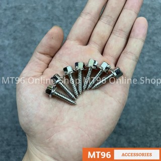 Ốc Salaya Inox 5ly 5li M5x18 Xoắn Trụ V2 Gắn Dàn Áo Yamaha Và Hộp Lọc Gió Xe Tay Ga Honda Chuẩn Inox304 Siêu Sáng