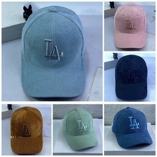 Nón lưỡi trai - Mũ ❤ nhung thêu L {A} + L {V}tiệp màu đậm chất thời trang hàn quốc