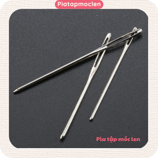 Kim khâu len inox, kim xõ len, kim khâu len giá rẻ đa năng, kim khâu len đầu tù, lỗ to dễ sử dụng an toàn