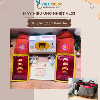 [CHÍNH HÃNG] Máy massage xung điện trị liệu, máy hiệu ứng nhiệt, máy bó thuốc VL03 #Vina Thuốc