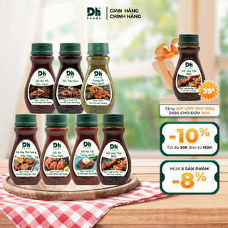 Sốt Ướp Chấm Dh Foods - Sốt Me Chua Ngọt, Ướp BBQ, Tiêu Đen, Thịt Nướng Mật Ong, Bít Tết Tiêu Chín, Bít Tết Trứng Muối