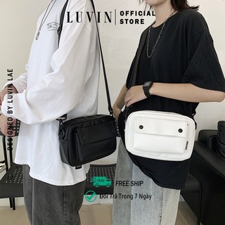 Túi Đeo Chéo Leather LUVIN, Chất Liệu Da Dày Chống Nước, Thiết Kế Trẻ Trung Năng Động Phù Hợp Giới Trẻ