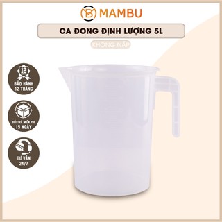 [Sỉ] Ca đong định lượng - Có chia vạch 5000ML - Dụng cụ gia đình - Thiết bị máy móc pha chế