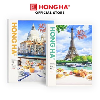 Vở kẻ ngang Hồng Hà 80 trang Let's Party (1424) - Giao màu ngẫu nhiên