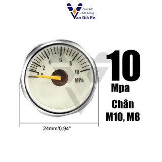 Đồng hồ đo áp suất 10Mpa