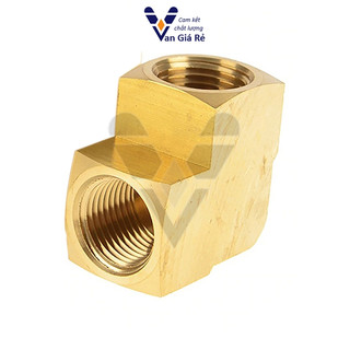 Co ren trong 9.6 13 17 21 Đầu nối ống nước ren trong 2 ngã đồng thau