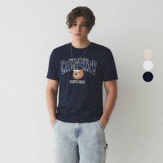 Áo Thun WHO.A.U Steve Campus Patch T-shirt_WHRPE2492U