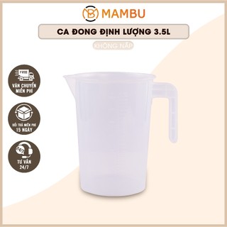 [Sỉ] Ca đong định lượng - Có chia vạch 3500ML - Dụng cụ gia đình - Thiết bị máy móc pha chế