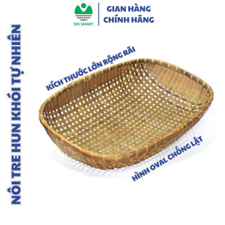 Nôi tre nằm võng, chống cong lưng cho bé 100% từ tre tự nhiên, an toàn cho bé hình OVAL chống lật