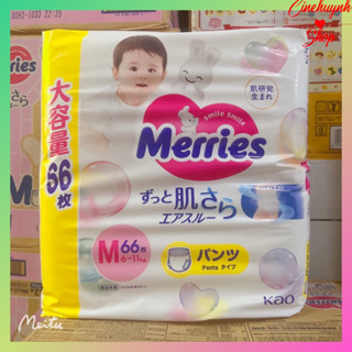 HÀNG JUMBO] Tả Bỉm Dán/Quần Merries hàng nội địa Nhật nb90/s82/m64/l44/xl38
