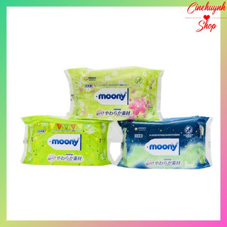 Khăn giấy ướt moony noi dia nhat gói 76 tờ
