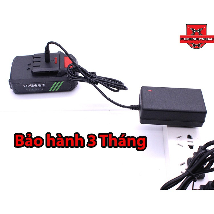 Sạc Pin 21V 5S Jack 2.1 Thông Dụng, Ổn Định Cho Máy VOTO, Đèn Báo, Bảo Hành 3 Tháng